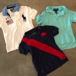 Polo by Ralph Lauren set of 3 polo shirts